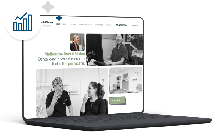 Custom dental website design for DSO